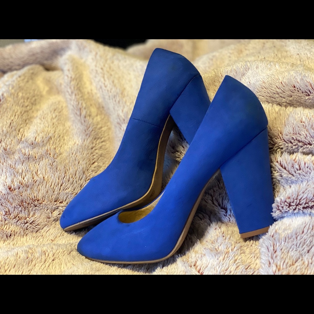 Blue Old Navy Heels